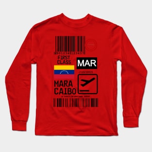 Maracaibo travel ticket Long Sleeve T-Shirt